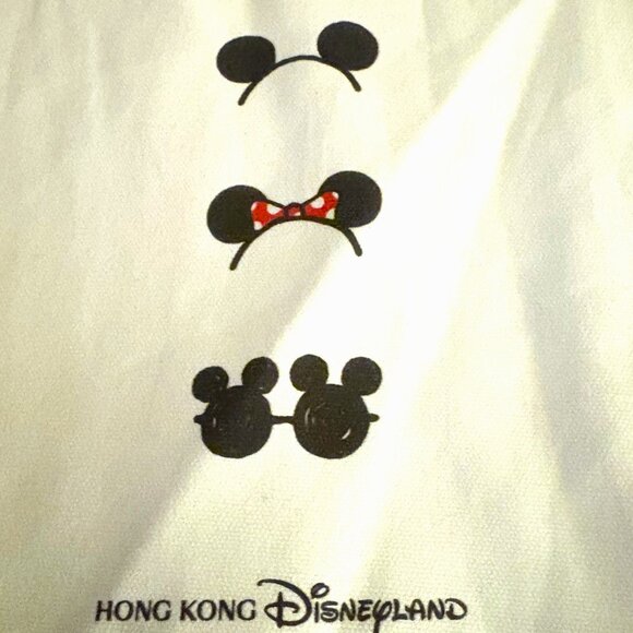 Disney Hong Kong drawstring bags (2) Front and Back Designs NWT Collectible - Picture 4 of 12